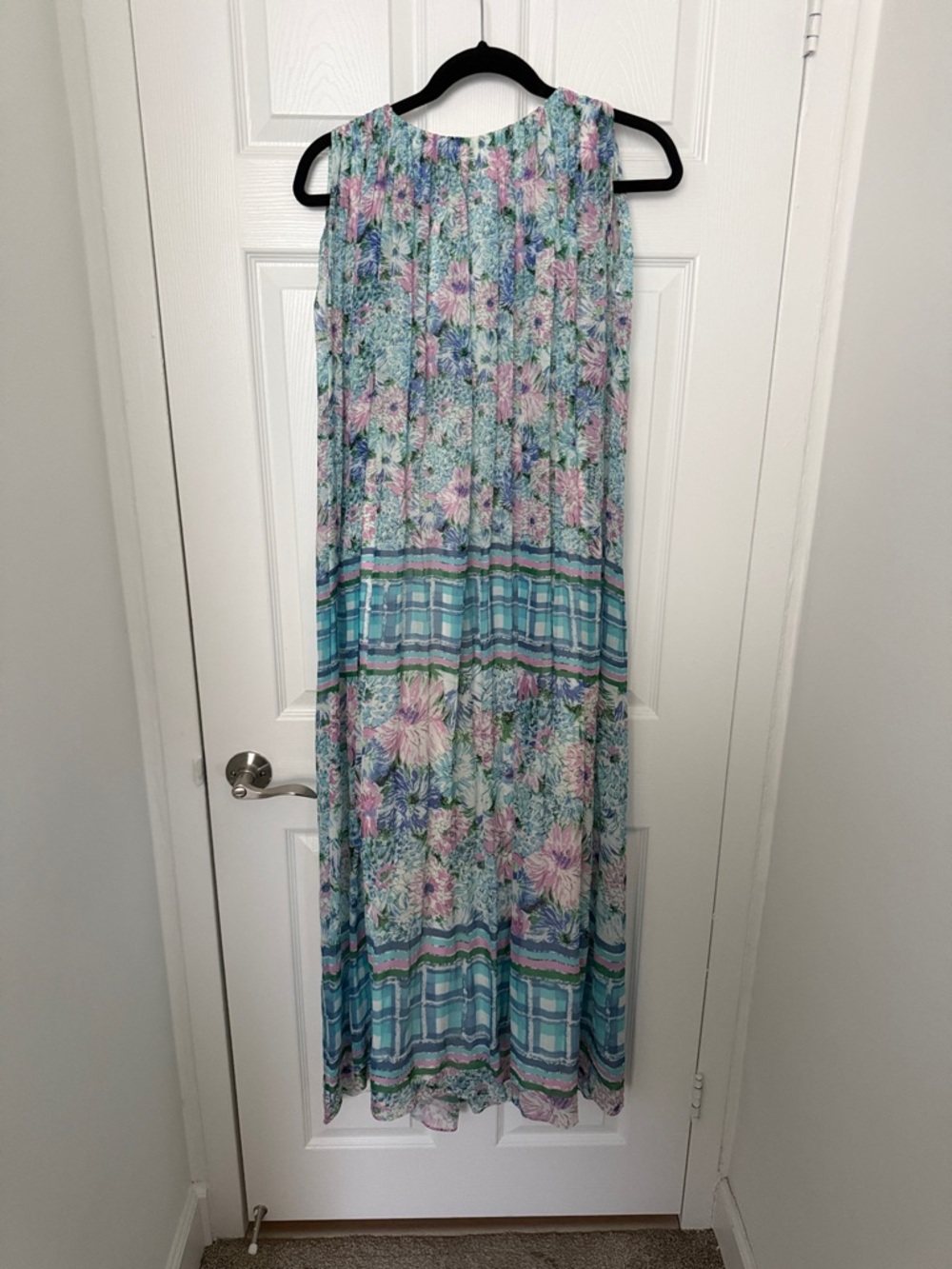 Frances Valentine  Silk Sleeveless Maxi Dress Size S